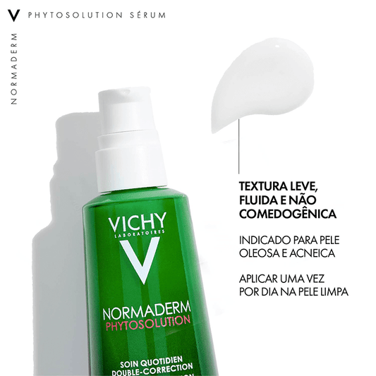 Vichy Normaderm phytosolution- سيروم مخصص لبشرة الدهنية ومعرضة لحبوب